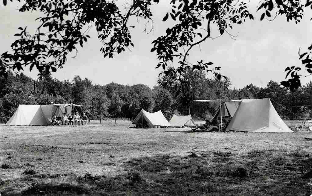 Een+gedeelte+van+het+Kampeerterrein+op+het+vakantiecentrum+De+Egelshoek+1963+van+Leers